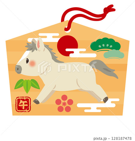 午年の絵馬 128187478