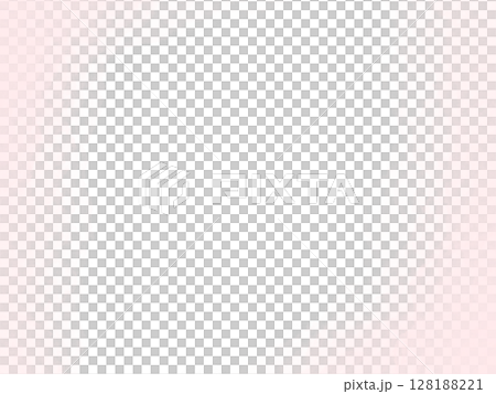 水彩風の柔らかなピンクのグラデーションフレーム 128188221