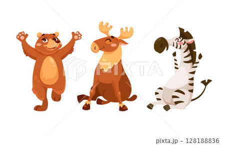 Cheerful and Charming Animal Characters Rendered in a Pixel Art Style for Everyone to Enjoy Cheerful and Charming Animal Characters Rendered in a Pixel Art Style for Everyone to Enjoy 128188836