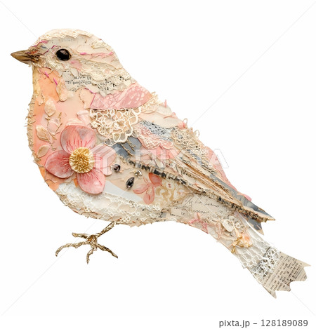 鳥 透明水彩 水彩画 128189089