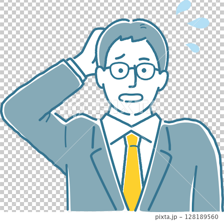 困っている男性パーソン 困っている男性パーソン 128189560