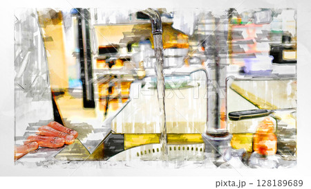 イラスト イラスト風 料亭 味 簡単料理 料亭の技 料理 簡単 手軽 魚 魚料理 128189689