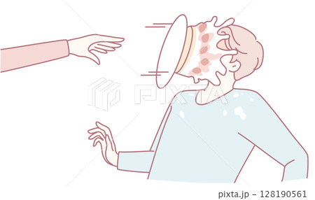 A Hilarious and Extremely Funny Moment Involving a Pie Being Thrown Right in Someones Face 128190561