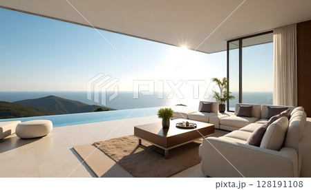 お洒落でラグジュアリーな別荘 128191108