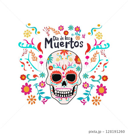 Dia de Muertos Day Of The Dead free vector illustration 128191260