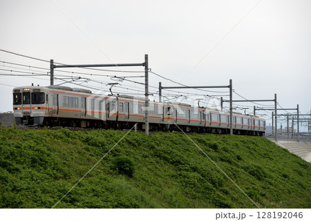 東海道線を走る313系特別快速6両 東海道線を走る313系特別快速6両 128192046