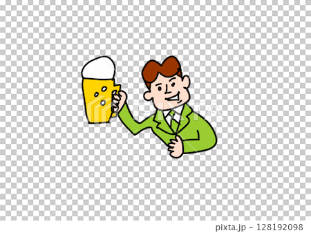 用啤酒敬酒 128192098