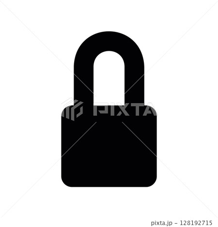 Secure Padlock Icon, Symbolizing Security, Lock, and Protection Secure Padlock Icon, Symbolizing Security, Lock, and Protection 128192715