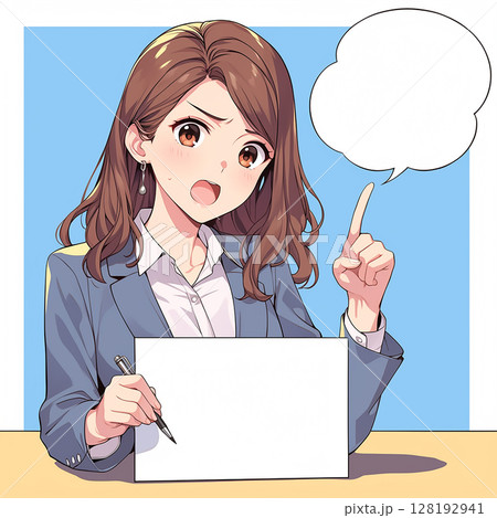 【フキダシ】疑問を抱えながら考えるオフィスワーカーと吹き出し 【フキダシ】疑問を抱えながら考えるオフィスワーカーと吹き出し 128192941