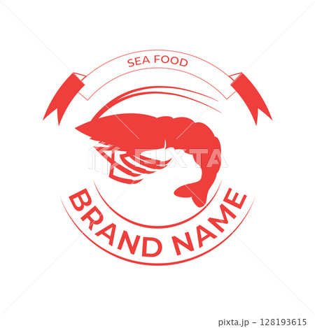 Vintage lobster logo 128193615