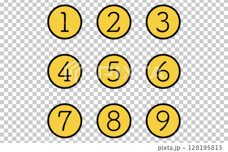 Password lock, burglary prevention and home security icons 128195813