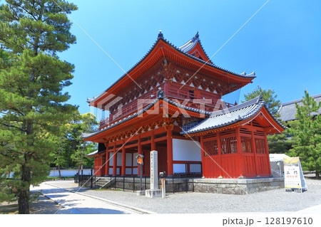 【京都府】快晴の妙心寺の三門 【京都府】快晴の妙心寺の三門 128197610