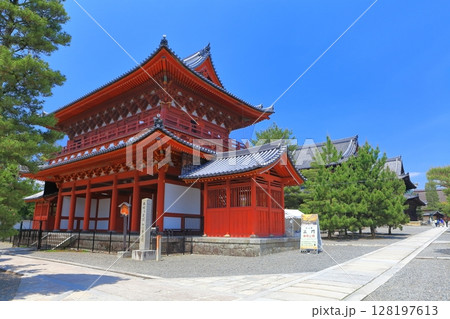 【京都府】快晴の妙心寺の三門 【京都府】快晴の妙心寺の三門 128197613