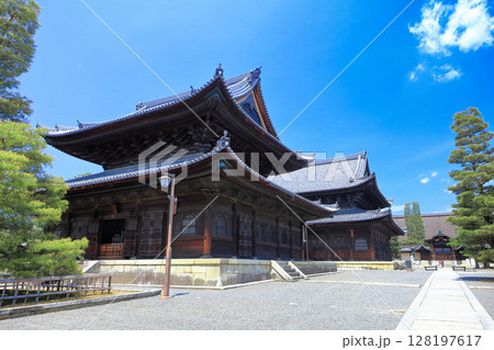 【京都府】快晴の妙心寺の仏殿と法堂と大方丈 128197617