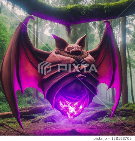 コウモリのイラスト 128198705