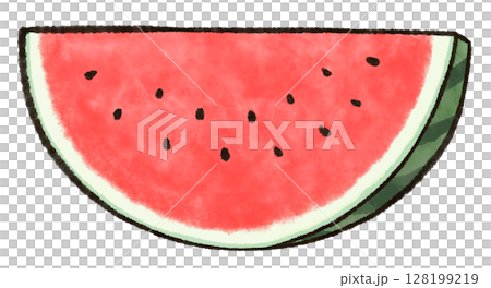 Watercolor style red watermelon illustration Watercolor style red watermelon illustration 128199219