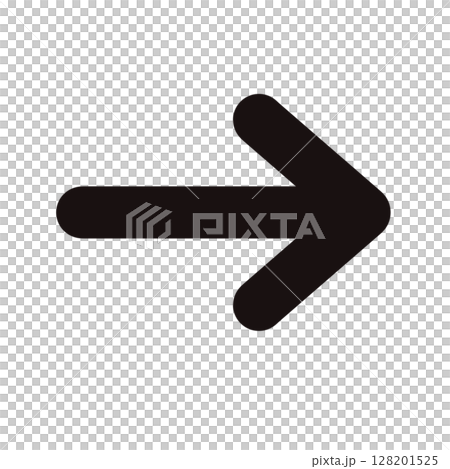 Simple rounded arrow 128201525
