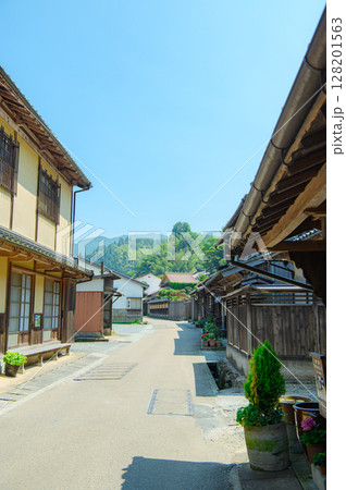 島根県 石見銀山の町並み 島根県 石見銀山の町並み 128201563
