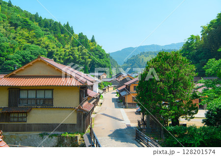 島根県 石見銀山の町並み 島根県 石見銀山の町並み 128201574