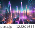 近未来の都市 128201635