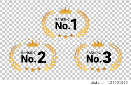 Ranking icon top 3 vector material 128201926