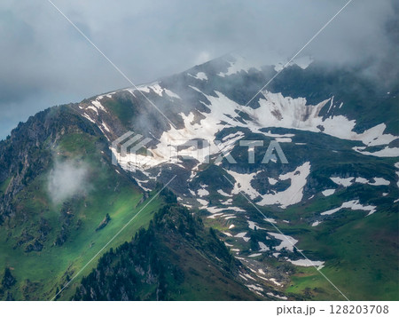 Beautiful panoramic view of the mountains Beautiful panoramic view of the mountains 128203708