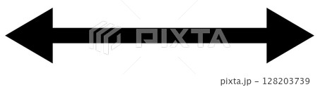 Double sided arrow 128203739