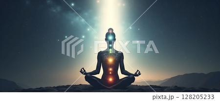 Deep Meditation With Cosmic Chakra Alignment 128205233