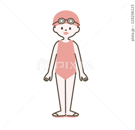 水着の女の子_3 水着の女の子_3 128206125