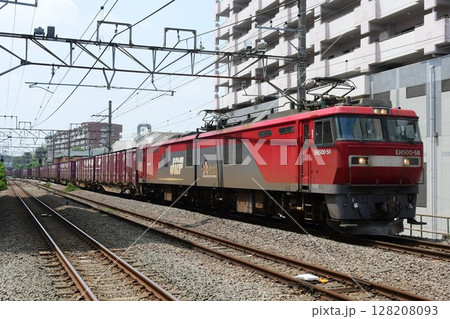 EH500-58牽引コンテナ列車 EH500-58牽引コンテナ列車 128208093