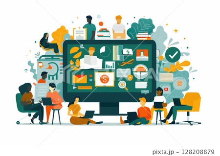 Collaborative Virtual Learning: Diverse Students Engaged in Online Education 128208879