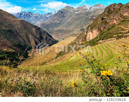Sacred valley of Incas Urubamba in Peru 128210628