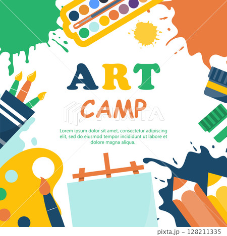 Kids Art Camp Poster 1 128211335