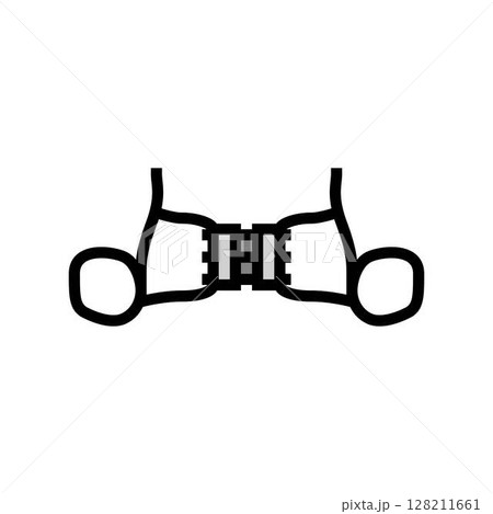 palatal expander orthodontist color icon vector illustration 128211661