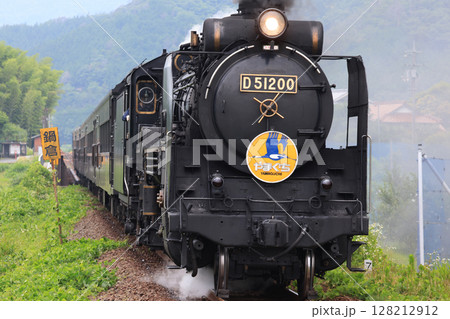 SLやまぐち号　D51　6989 128212912