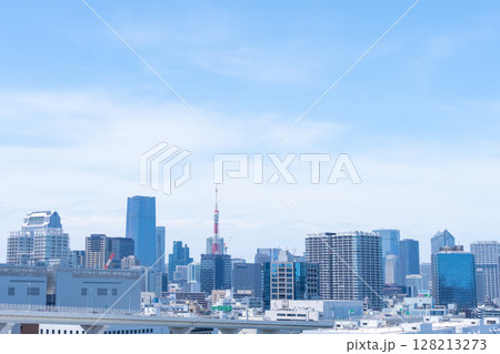 東京・芝浦 浜松町方面 2025 128213273