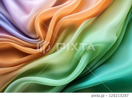 Airy Soft Textile Waves 128213287
