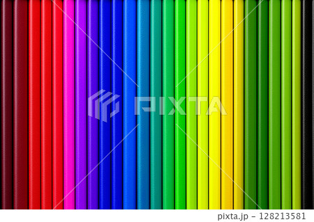 Vibrant Striped Background in Rainbow Colors for Bright and Cheerful Designs 128213581