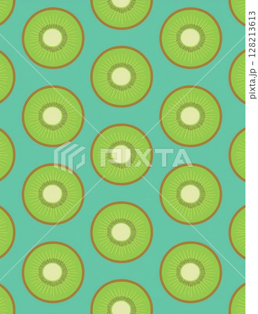 シンプルなキウイの背景パターン シンプルなキウイの背景パターン 128213613
