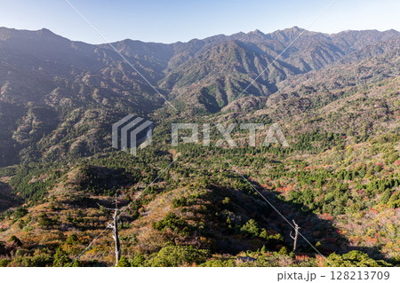 秋晴れ　太鼓岩から　洋上アルプス屋久島(秋 128213709