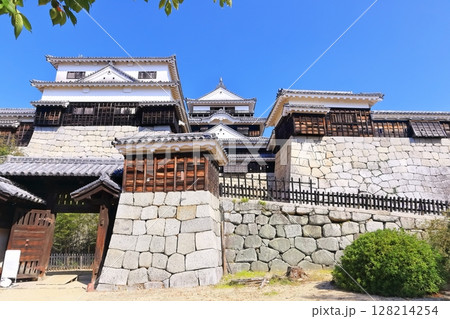【愛媛県】秋晴れの松山城天守（現存12天守） 128214254
