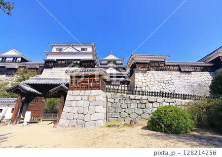 【愛媛県】秋晴れの松山城天守（現存12天守） 128214256