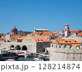 クロアチア　ドゥブロヴニクの街並み 128214874