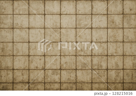 ヴィンテージ風の汚れたタイル壁テクスチャ背景 ヴィンテージ風の汚れたタイル壁テクスチャ背景 128215016