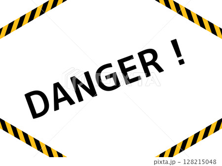 DANGERと書かれた警告テープの背景 128215048