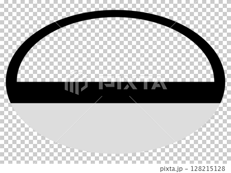 單色橢圓標籤式框架 128215128