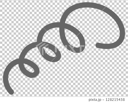 Simple swirling line illustration Simple swirling line illustration 128215438