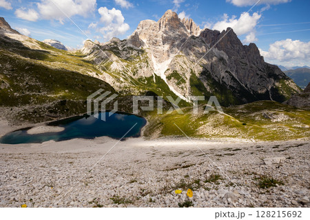 Laghi dei Piani at Dolomite Alps Laghi dei Piani at Dolomite Alps 128215692