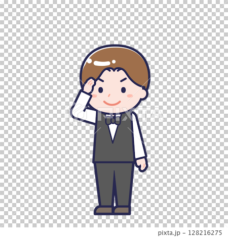 服務生/對角線/男 02 128216275