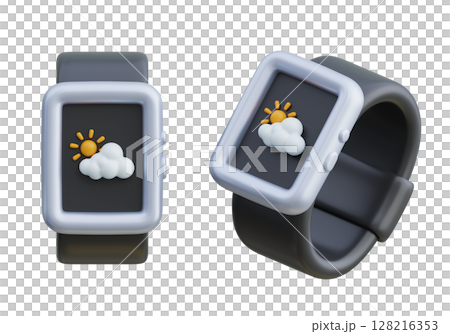 weather screen smart watch 3D Icon 128216353
